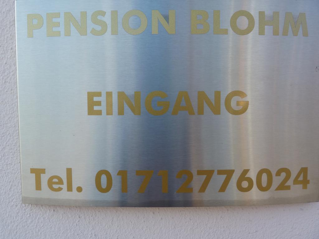 Cafe Und Pension Blohm Greifswald Exterior foto